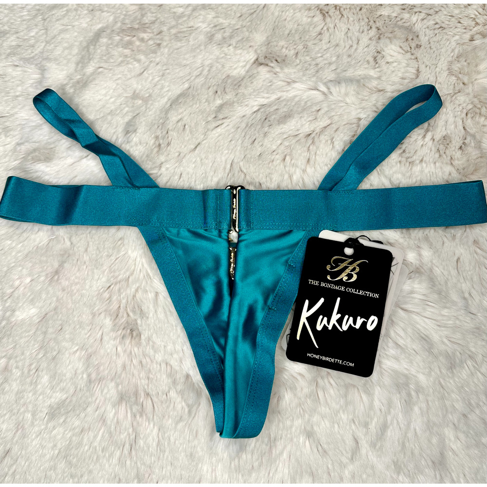 Honey Birdette KUKURO💚 Jade Green Thong XSmall